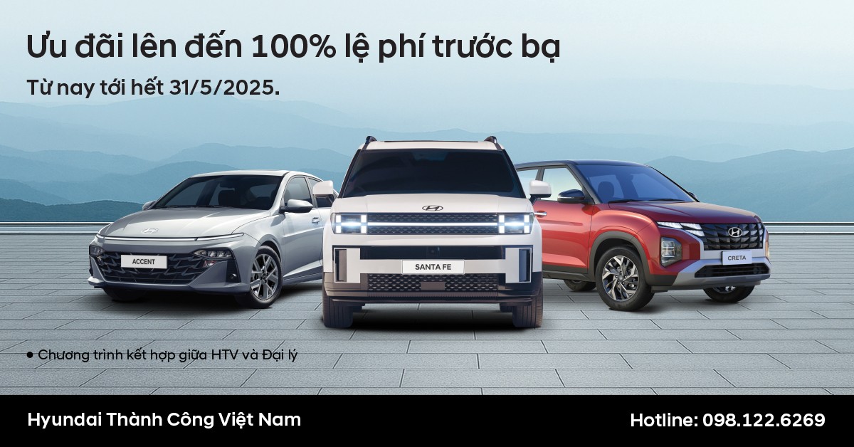 Ưu đ&atilde;i l&ecirc;n tới 100% lệ ph&iacute; trước bạ